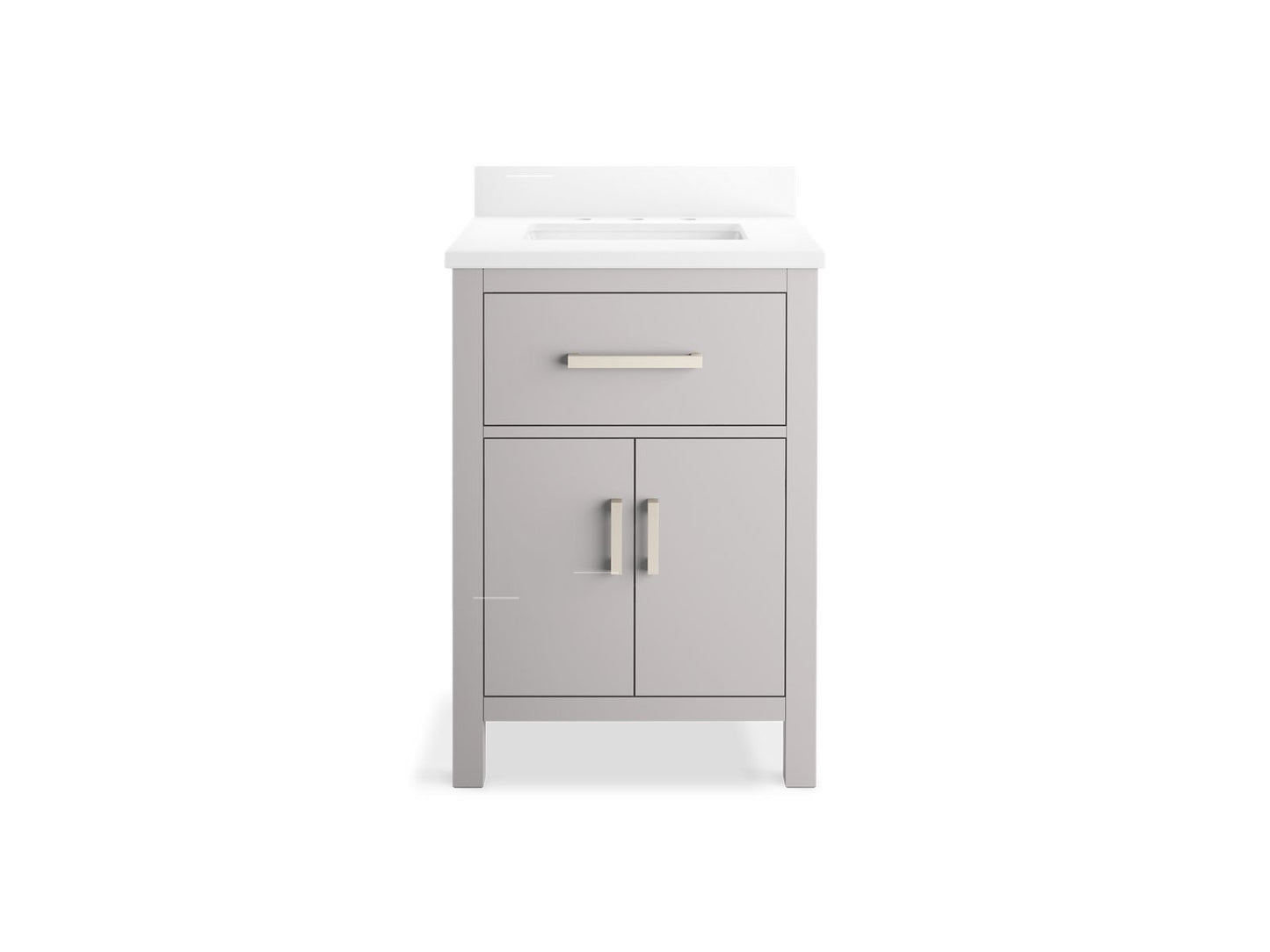 KOHLER K-40637-BD1 Kresla 24" bathroom vanity cabinet with sink and quartz top