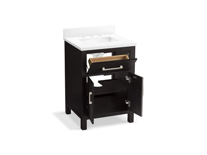 KOHLER K-40637-BD1 Kresla 24" bathroom vanity cabinet with sink and quartz top