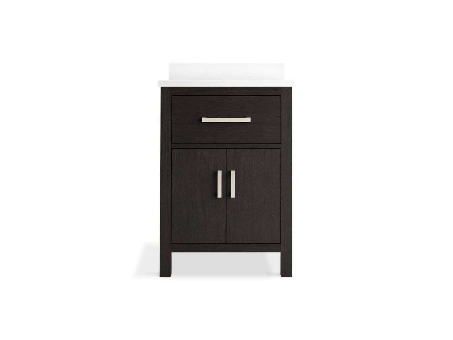 KOHLER K-40637-BD1 Kresla 24" bathroom vanity cabinet with sink and quartz top