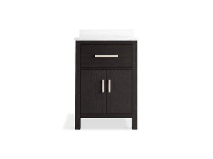 KOHLER K-40637-BD1 Kresla 24" bathroom vanity cabinet with sink and quartz top