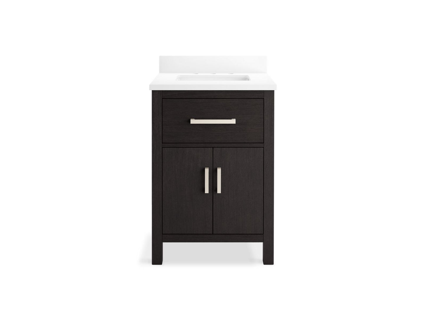 KOHLER K-40637-BD1 Kresla 24" bathroom vanity cabinet with sink and quartz top