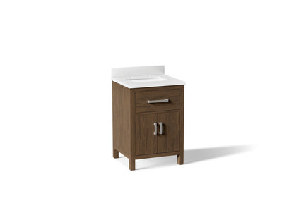 KOHLER K-40637-BD1 Kresla 24" bathroom vanity cabinet with sink and quartz top