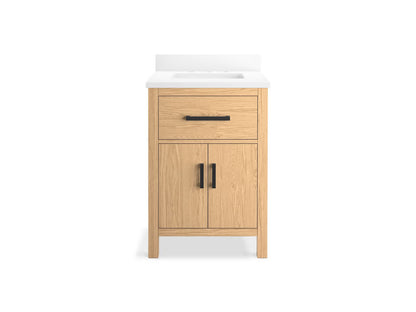KOHLER K-40637-BD1 Kresla 24" bathroom vanity cabinet with sink and quartz top