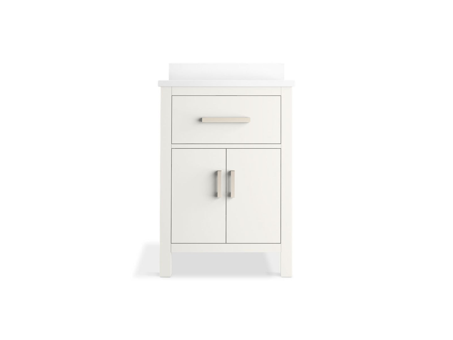 KOHLER K-40637-BD1 Kresla 24" bathroom vanity cabinet with sink and quartz top