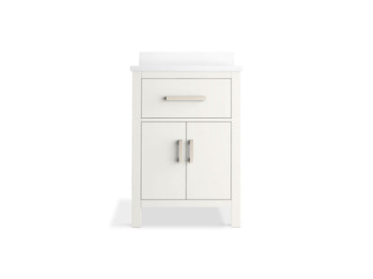 KOHLER K-40637-BD1 Kresla 24" bathroom vanity cabinet with sink and quartz top