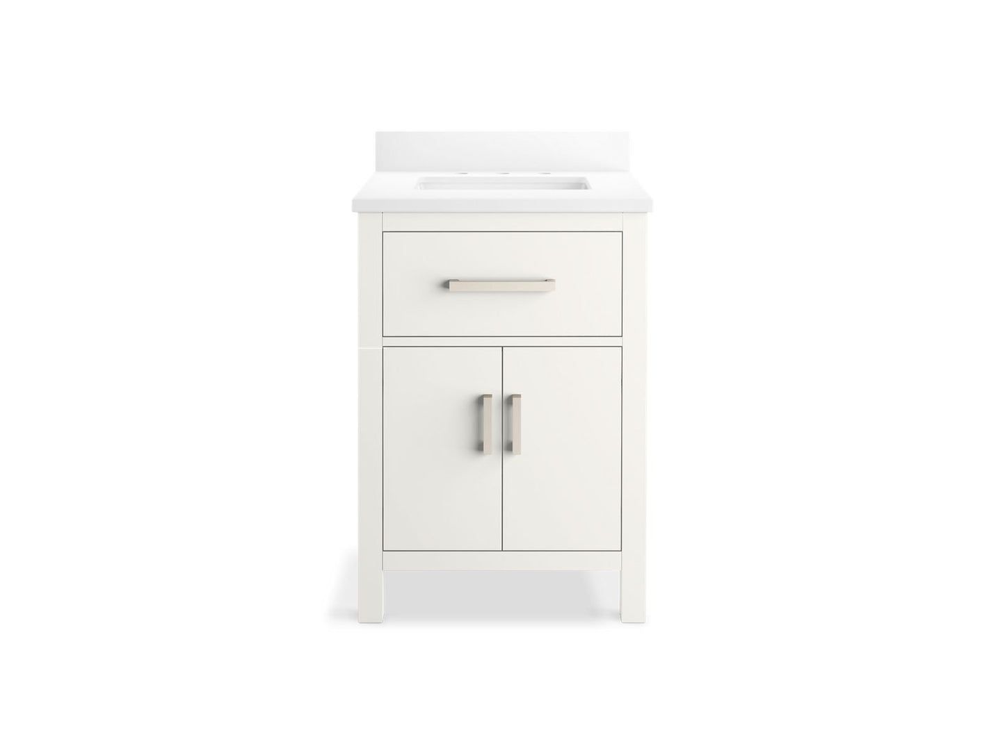KOHLER K-40637-BD1 Kresla 24" bathroom vanity cabinet with sink and quartz top