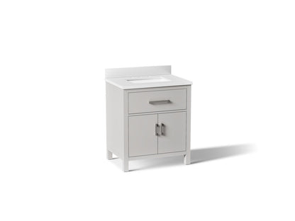 KOHLER K-40638-BD1 Kresla 30" bathroom vanity cabinet with sink and quartz top