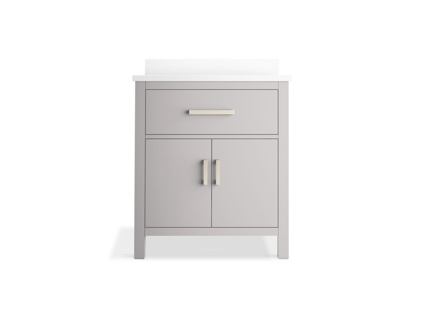 KOHLER K-40638-BD1 Kresla 30" bathroom vanity cabinet with sink and quartz top