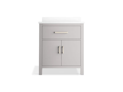 KOHLER K-40638-BD1 Kresla 30" bathroom vanity cabinet with sink and quartz top