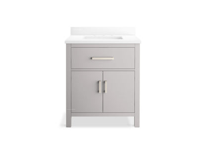 KOHLER K-40638-BD1 Kresla 30" bathroom vanity cabinet with sink and quartz top