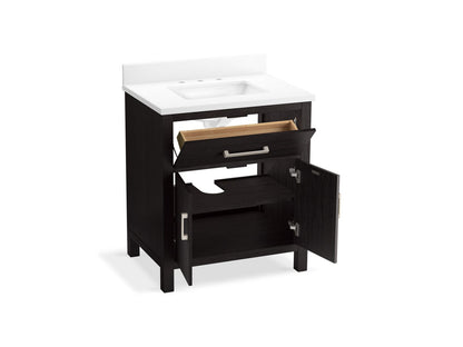 KOHLER K-40638-BD1 Kresla 30" bathroom vanity cabinet with sink and quartz top