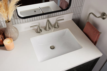 KOHLER K-40638-BD1 Kresla 30" bathroom vanity cabinet with sink and quartz top
