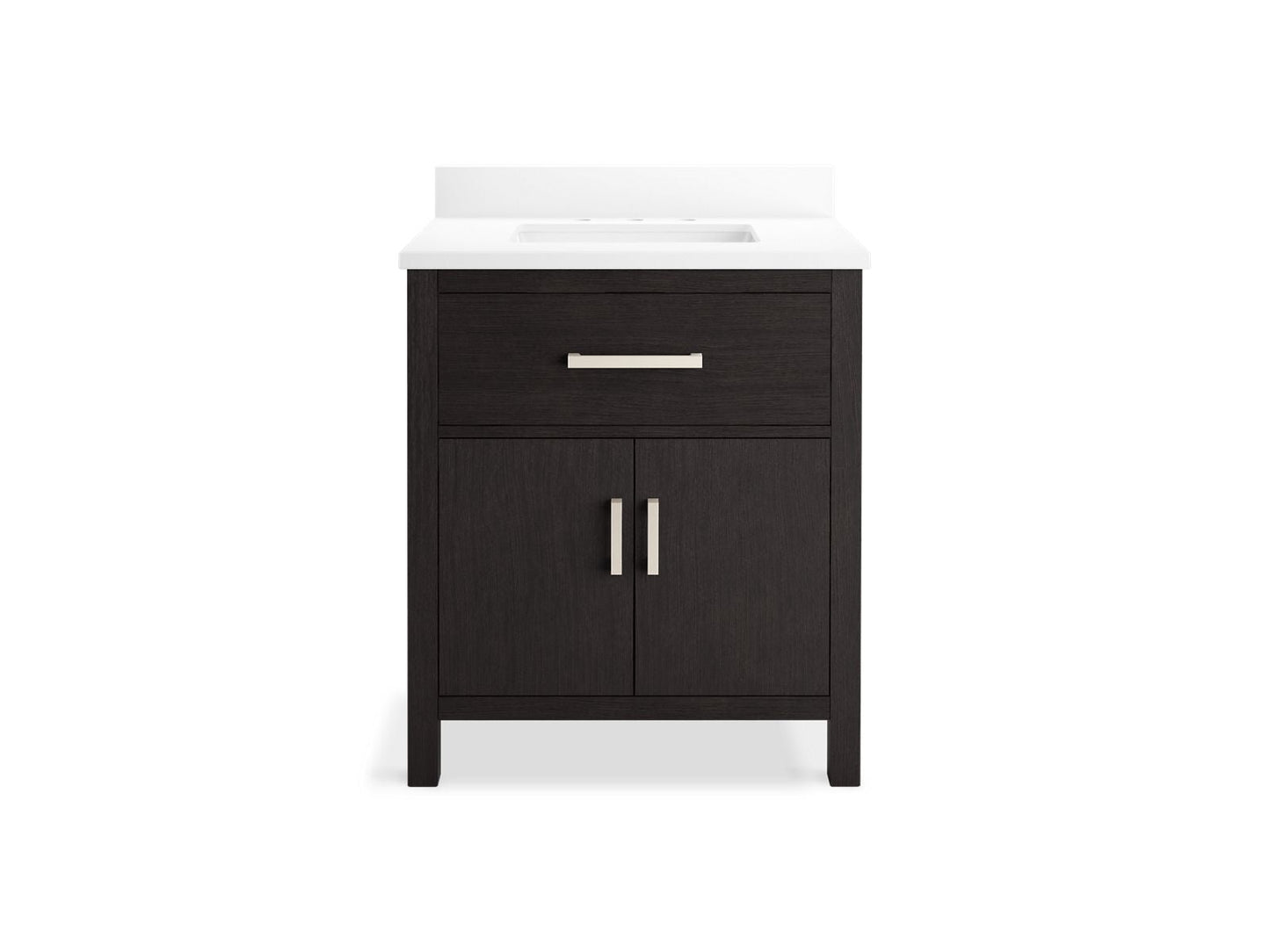 KOHLER K-40638-BD1 Kresla 30" bathroom vanity cabinet with sink and quartz top