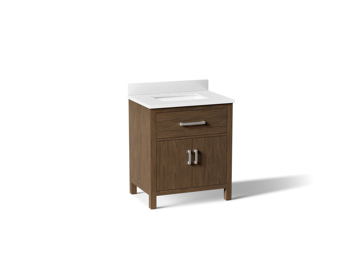 KOHLER K-40638-BD1 Kresla 30" bathroom vanity cabinet with sink and quartz top