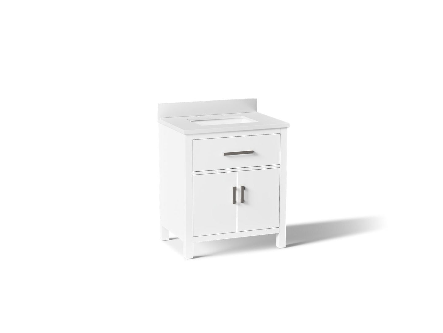 KOHLER K-40638-BD1 Kresla 30" bathroom vanity cabinet with sink and quartz top