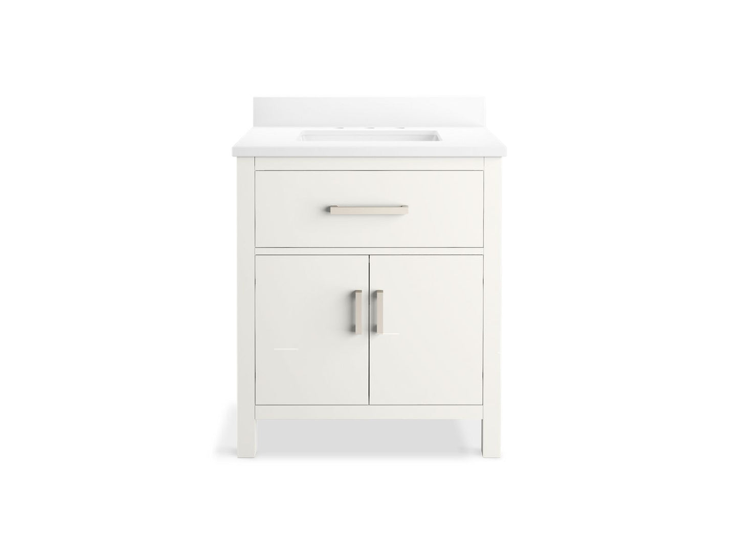 KOHLER K-40638-BD1 Kresla 30" bathroom vanity cabinet with sink and quartz top