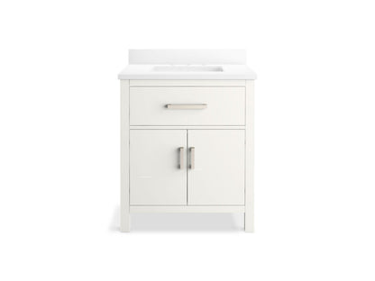 KOHLER K-40638-BD1 Kresla 30" bathroom vanity cabinet with sink and quartz top