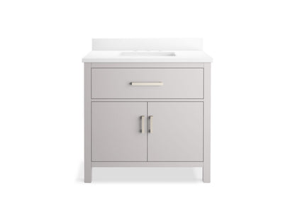 KOHLER K-40639-BD1 Kresla 36" bathroom vanity cabinet with sink and quartz top