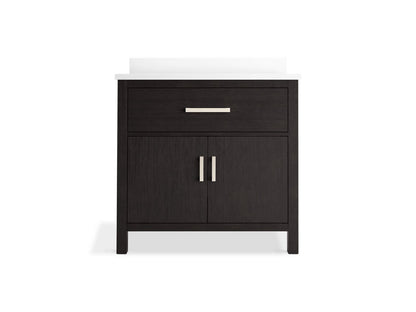 KOHLER K-40639-BD1 Kresla 36" bathroom vanity cabinet with sink and quartz top
