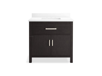 KOHLER K-40639-BD1 Kresla 36" bathroom vanity cabinet with sink and quartz top