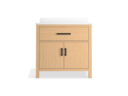 KOHLER K-40639-BD1 Kresla 36" bathroom vanity cabinet with sink and quartz top
