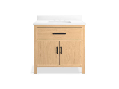 KOHLER K-40639-BD1 Kresla 36" bathroom vanity cabinet with sink and quartz top