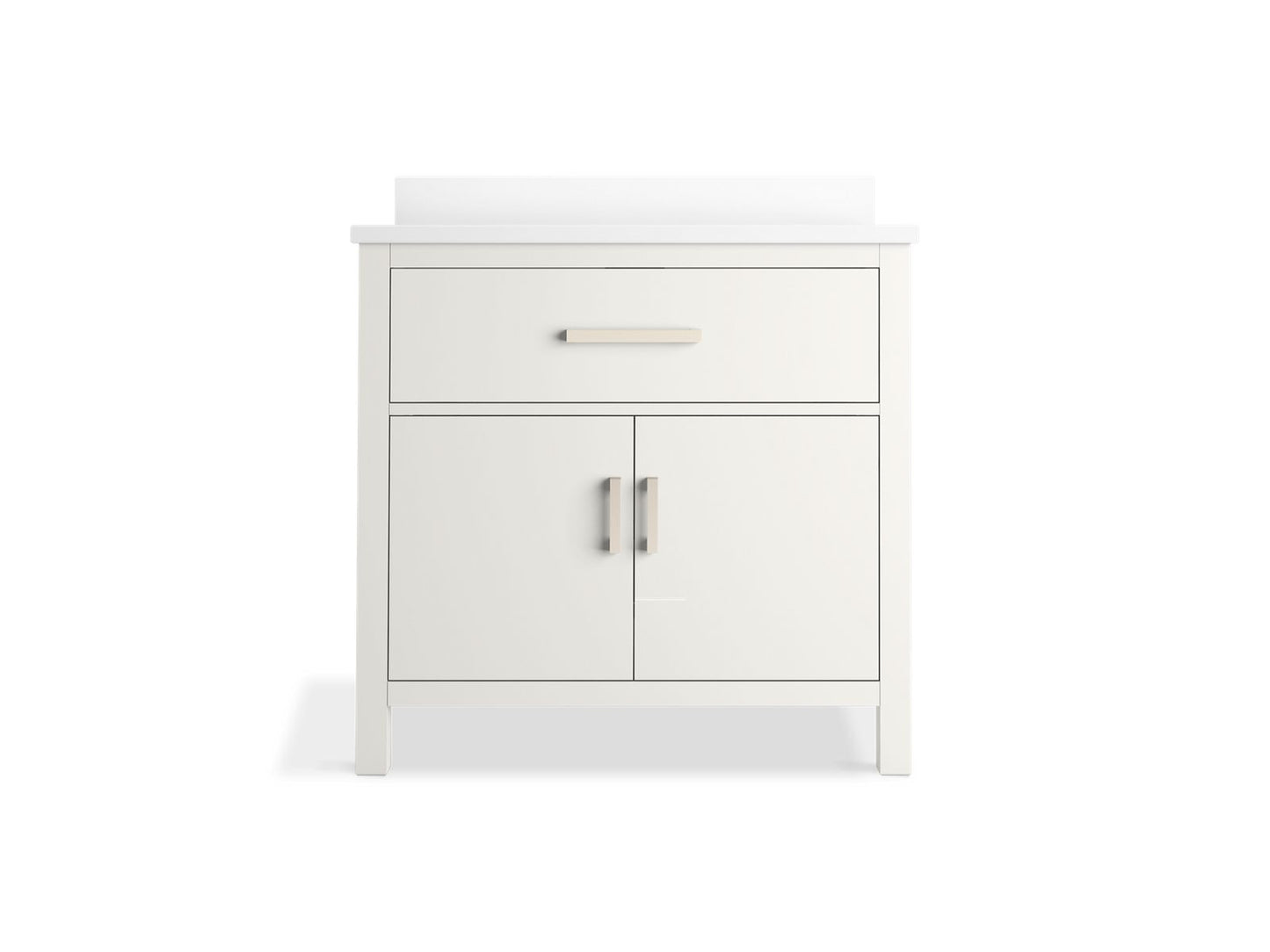 KOHLER K-40639-BD1 Kresla 36" bathroom vanity cabinet with sink and quartz top