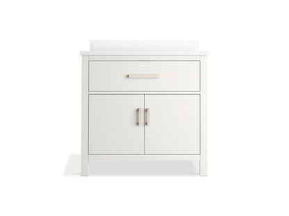 KOHLER K-40639-BD1 Kresla 36" bathroom vanity cabinet with sink and quartz top