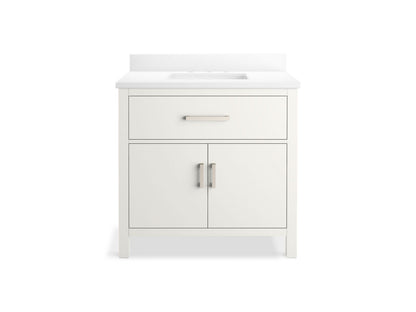 KOHLER K-40639-BD1 Kresla 36" bathroom vanity cabinet with sink and quartz top