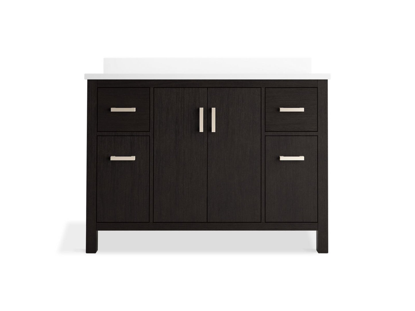 KOHLER K-40640-BD1 Kresla 48" bathroom vanity cabinet with sink and quartz top