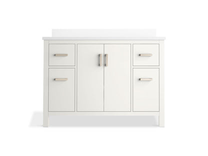 KOHLER K-40640-BD1 Kresla 48" bathroom vanity cabinet with sink and quartz top