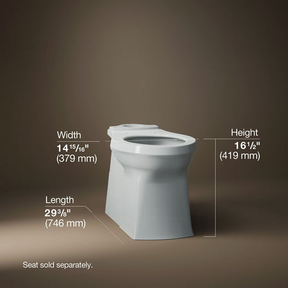 KOHLER K-4144 Corbelle Elongated toilet bowl with skirted trapway