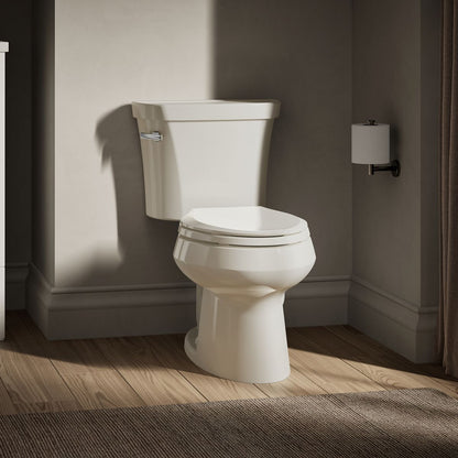 KOHLER K-4198 Wellworth Elongated toilet bowl, biscuit - view 3