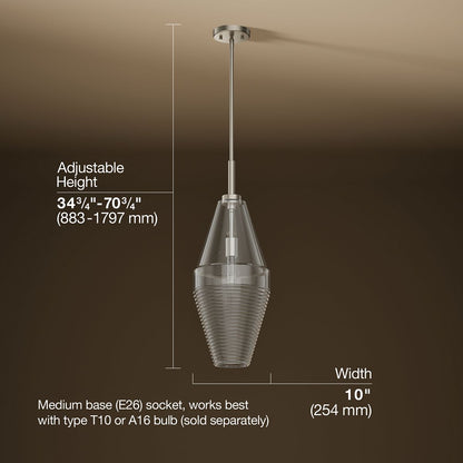 3/4 view of product with dimensions