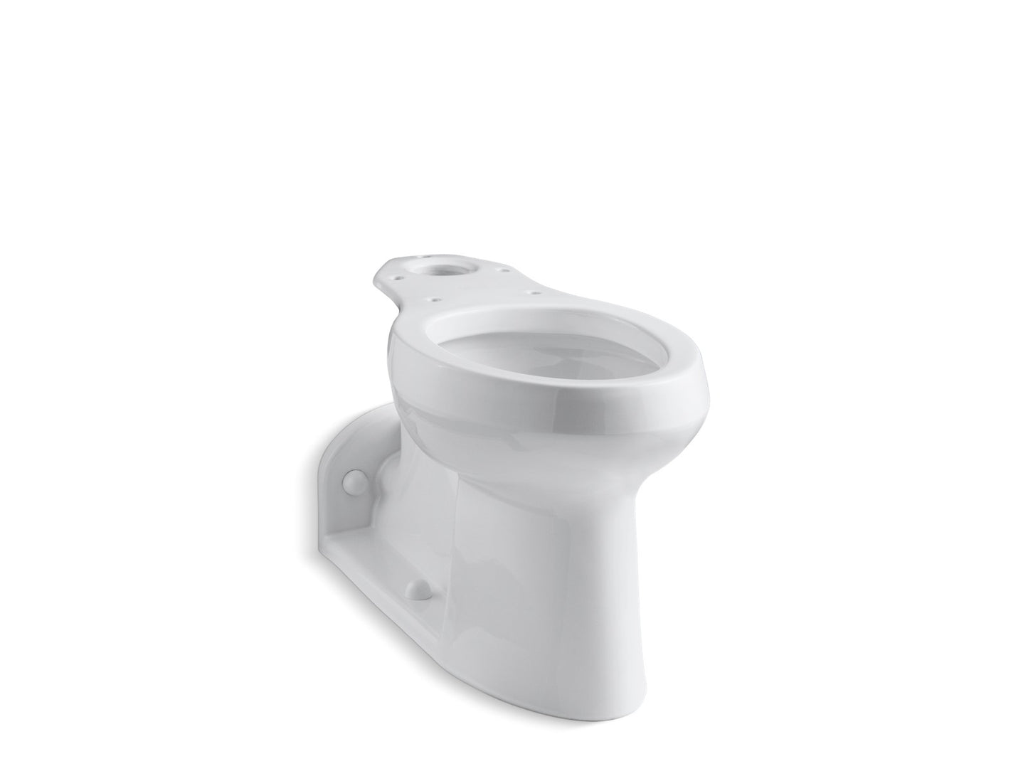 KOHLER K-4305-L Barrington Toilet bowl with bedpan lugs, less seat, white