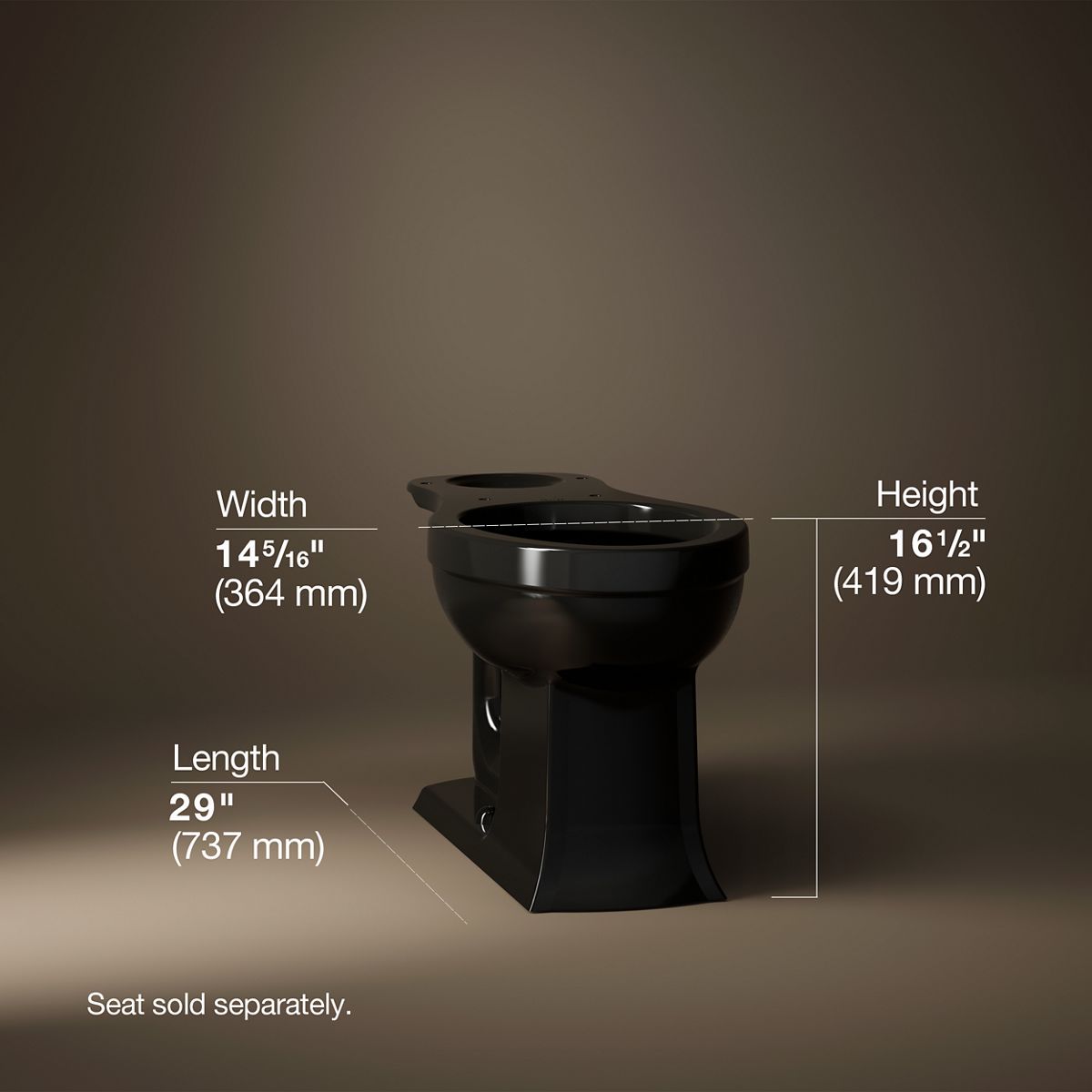KOHLER K-4356 Archer Elongated toilet bowl