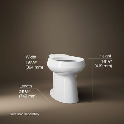 KOHLER K-4373 Highline Elongated toilet bowl