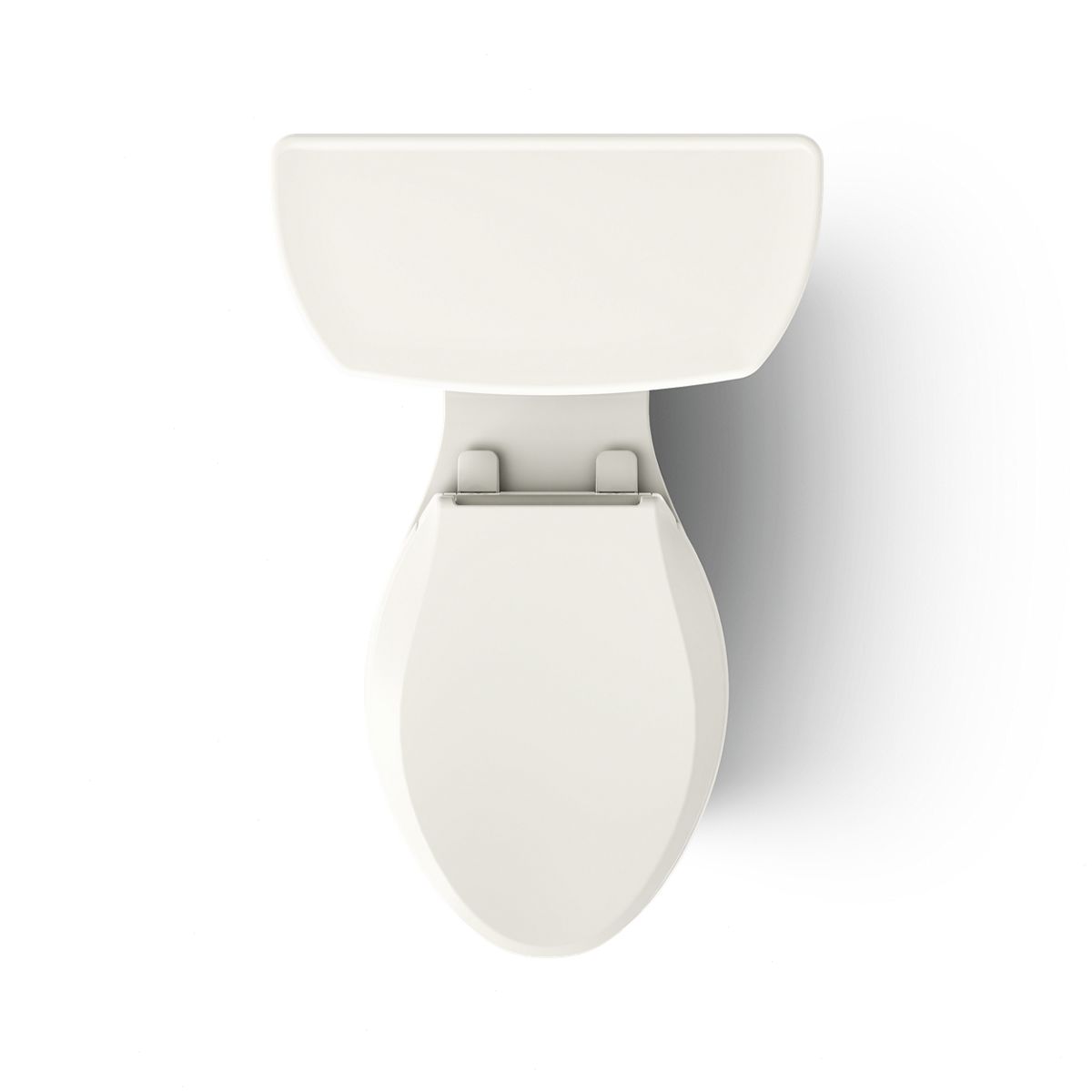 KOHLER Highline Comfort Height Two-Piece Elongated 1.28 GPF Toilet in White (K-43999-U-0) - Biscuit