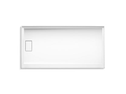 KOHLER Stoneridge™ 66" x 34" alcove shower base, left drain