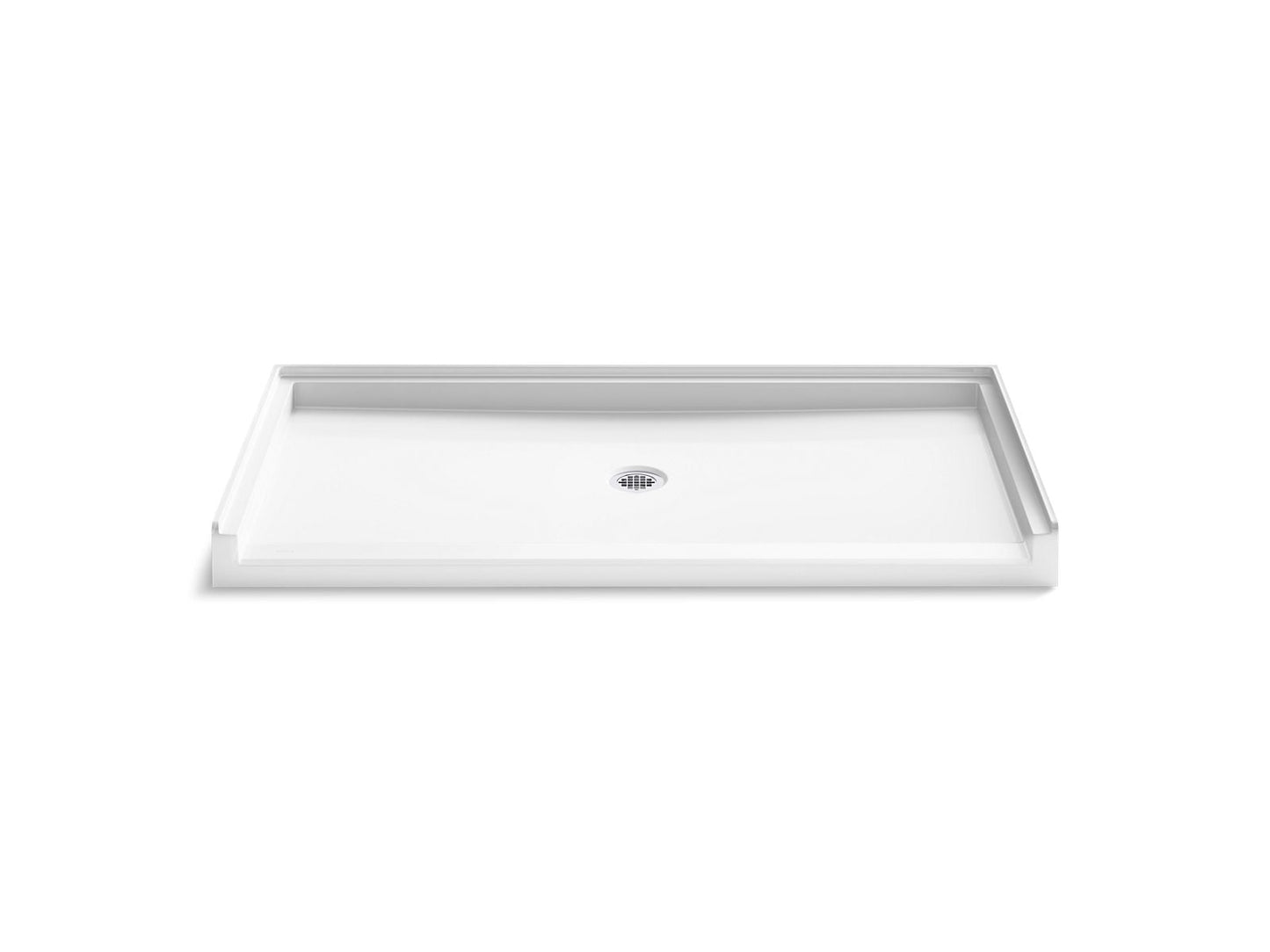 KOHLER Stoneridge™ 62" x 31" alcove shower base, center drain