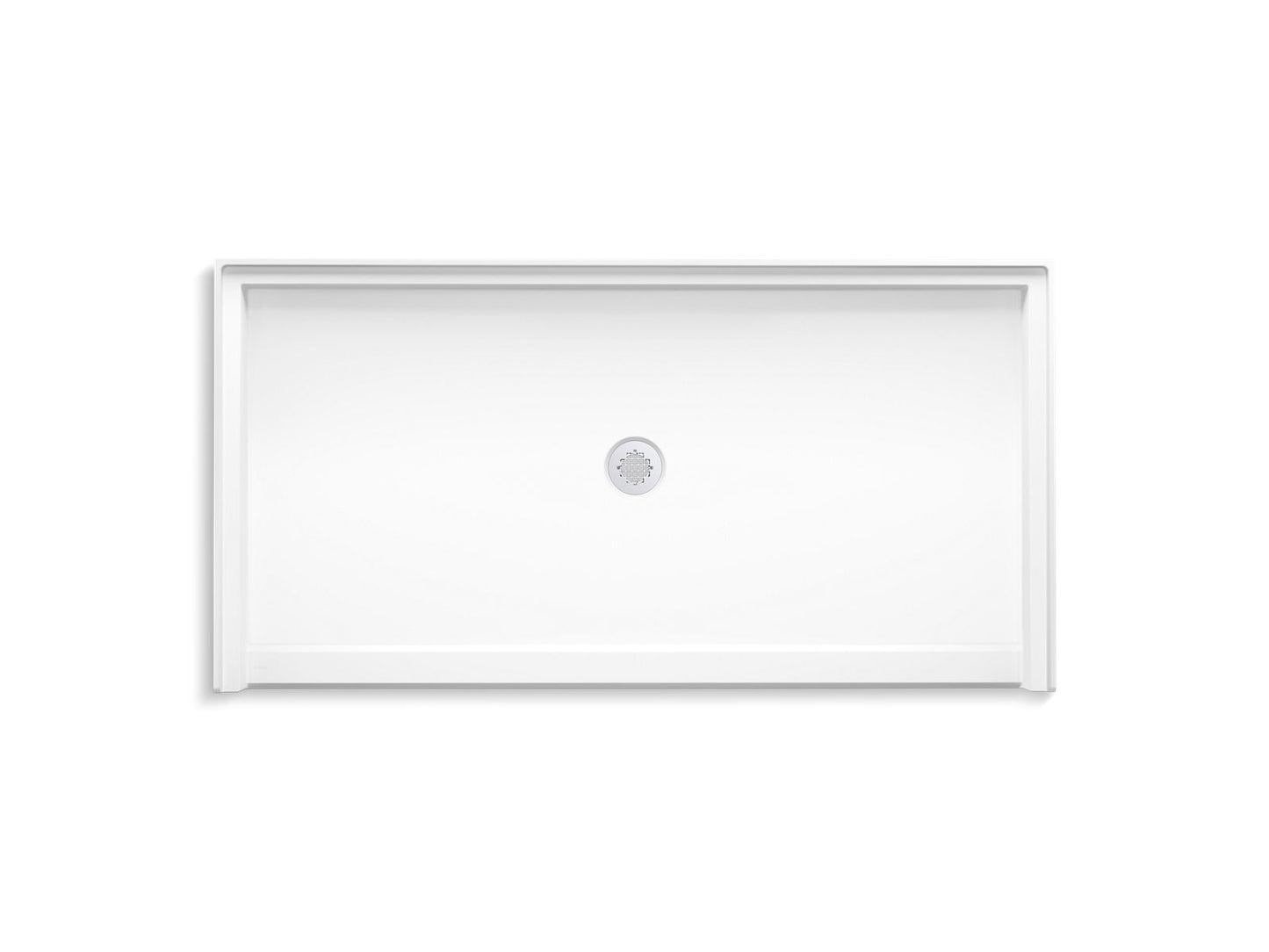 KOHLER Stoneridge™ 66" x 34" alcove shower base, center drain