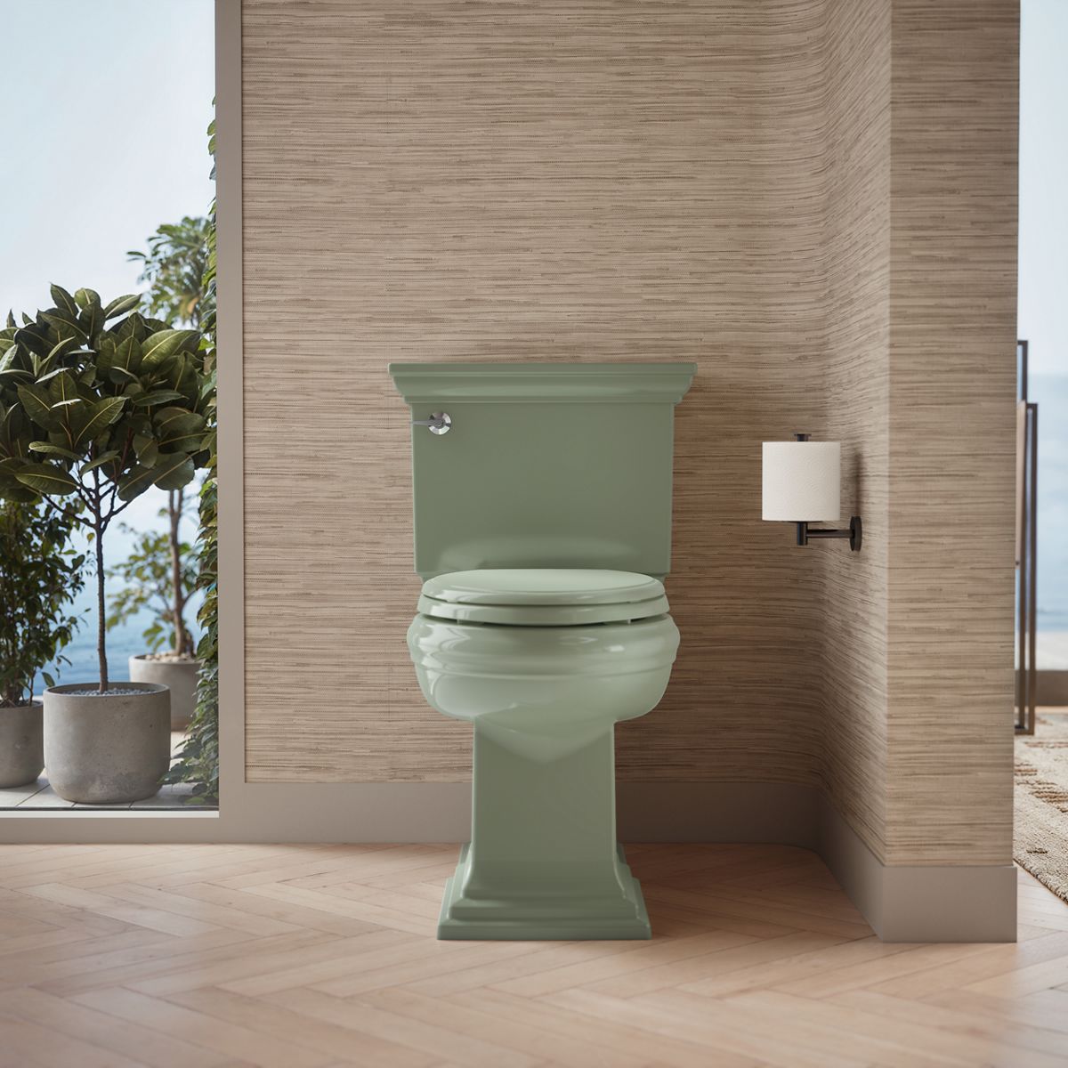 KOHLER K-4434 Memoirs Stately Toilet tank, 1.28 gpf