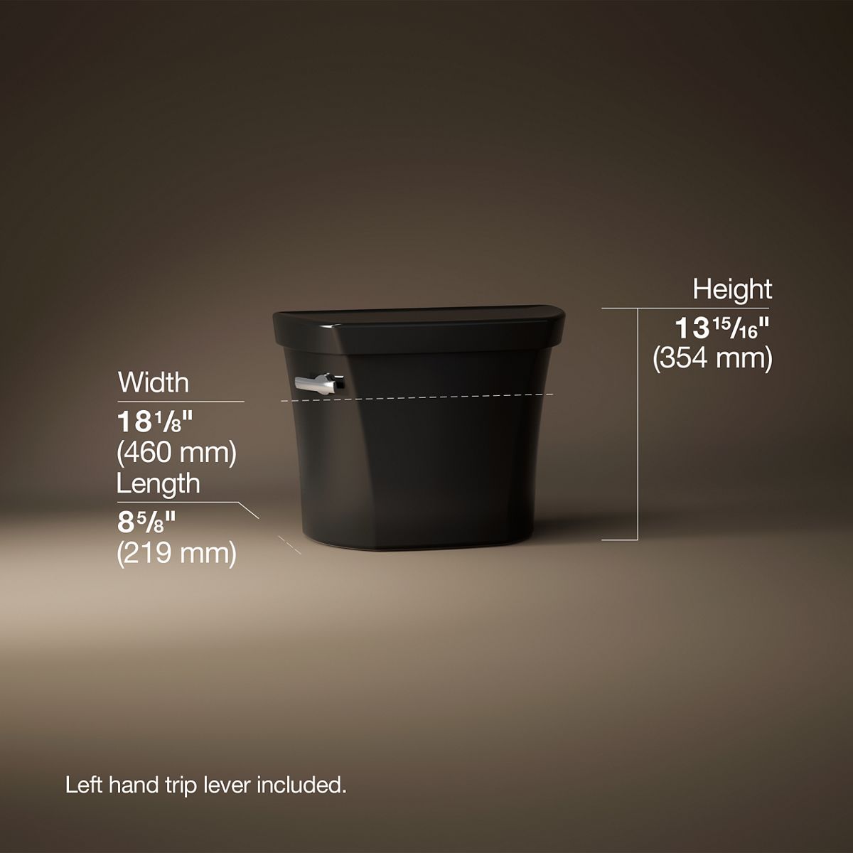 KOHLER K-4467-T Wellworth Toilet tank, 1.28 gpf