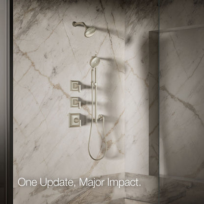 KOHLER K-45417-G Pinstripe Single-function showerhead, 1.75 gpm