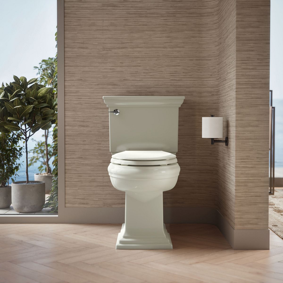 KOHLER K-4636-RL Cachet ReadyLatch Quiet-Close elongated toilet seat
