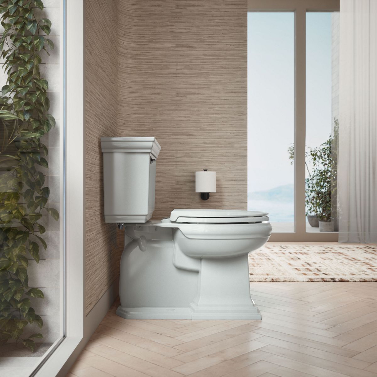KOHLER K-4636-RL Cachet ReadyLatch Quiet-Close elongated toilet seat