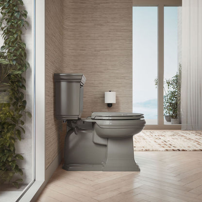 KOHLER K-4636-RL Cachet ReadyLatch Quiet-Close elongated toilet seat, thunder grey - view 4