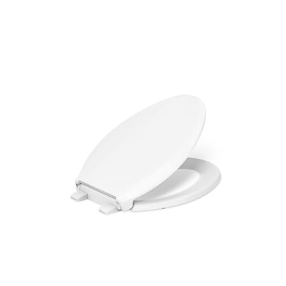 KOHLER K-4636-RL Cachet ReadyLatch Quiet-Close elongated toilet seat, white - view 5