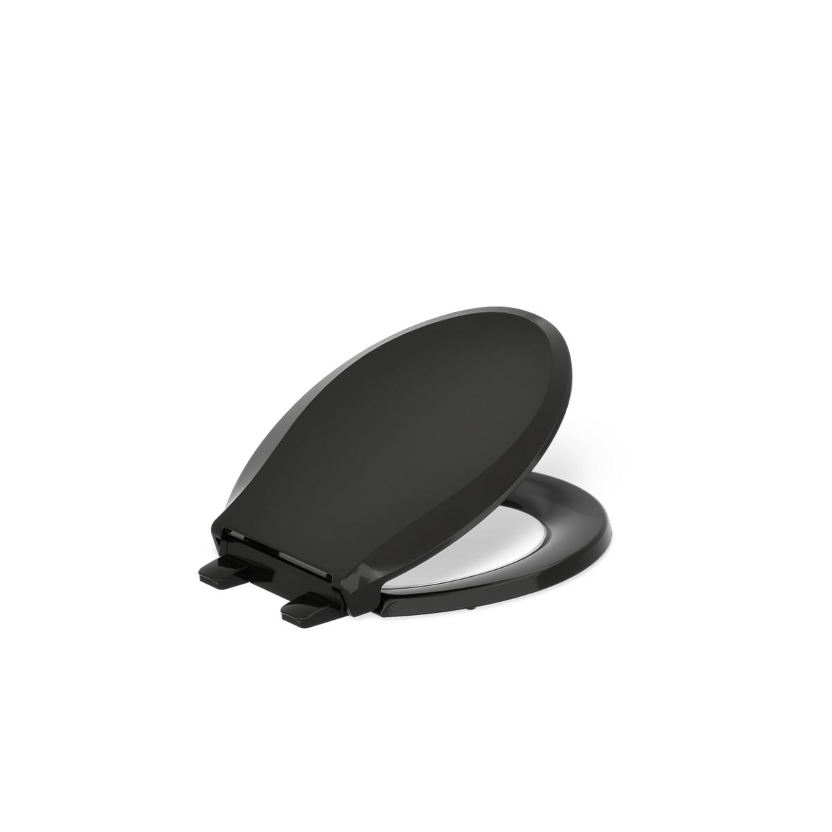 KOHLER K-4639-RL Cachet ReadyLatch Quiet-Close round-front toilet seat