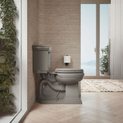 KOHLER K-4639-RL Cachet ReadyLatch Quiet-Close round-front toilet seat